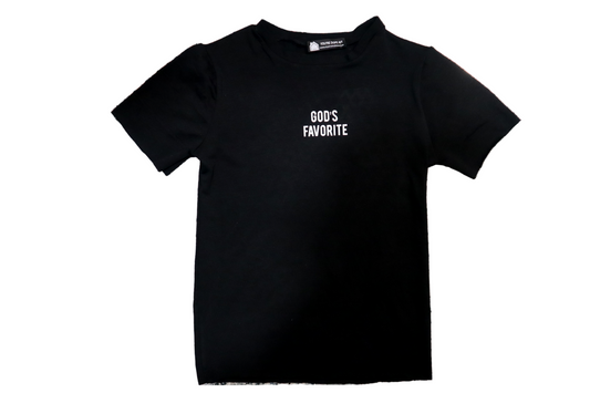 WOMENS KNIT BABY TEE-GOD'S FAVORITE